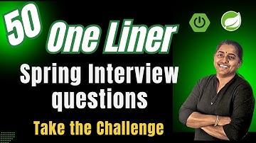 Crack Your Spring Boot Interview | 50 Quick One-Liner Questions & Answers!