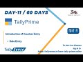 Tally Prime Sales Entry Tutorial | Day 11 | How to Pass Sales Voucher with GST in Tally