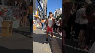 Download Lagu Little walk in the street 😎👀 #menstyle #guyswithtattoos #model #menswear #fitnessmodel #reaction MP3