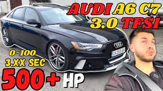 НАЙ-БЪРЗАТА КОЛА В КАНАЛА! OCG Представя: AUDI A6 C7 2012 3.0 TFSI 500+ кс Stage 2 / 0-100 км/ч