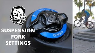 Suspension fork settings - What they mean