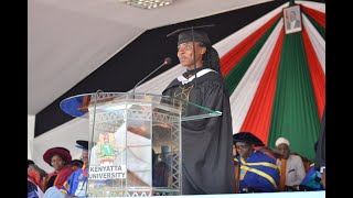 VALEDICTORIAN SPEECH AT THE 53RD GRADUATION CEREMONY AT KENYATTA UNIVERSITY