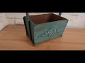 Деревянный короб для хранения. DIY. Wooden box for storage.