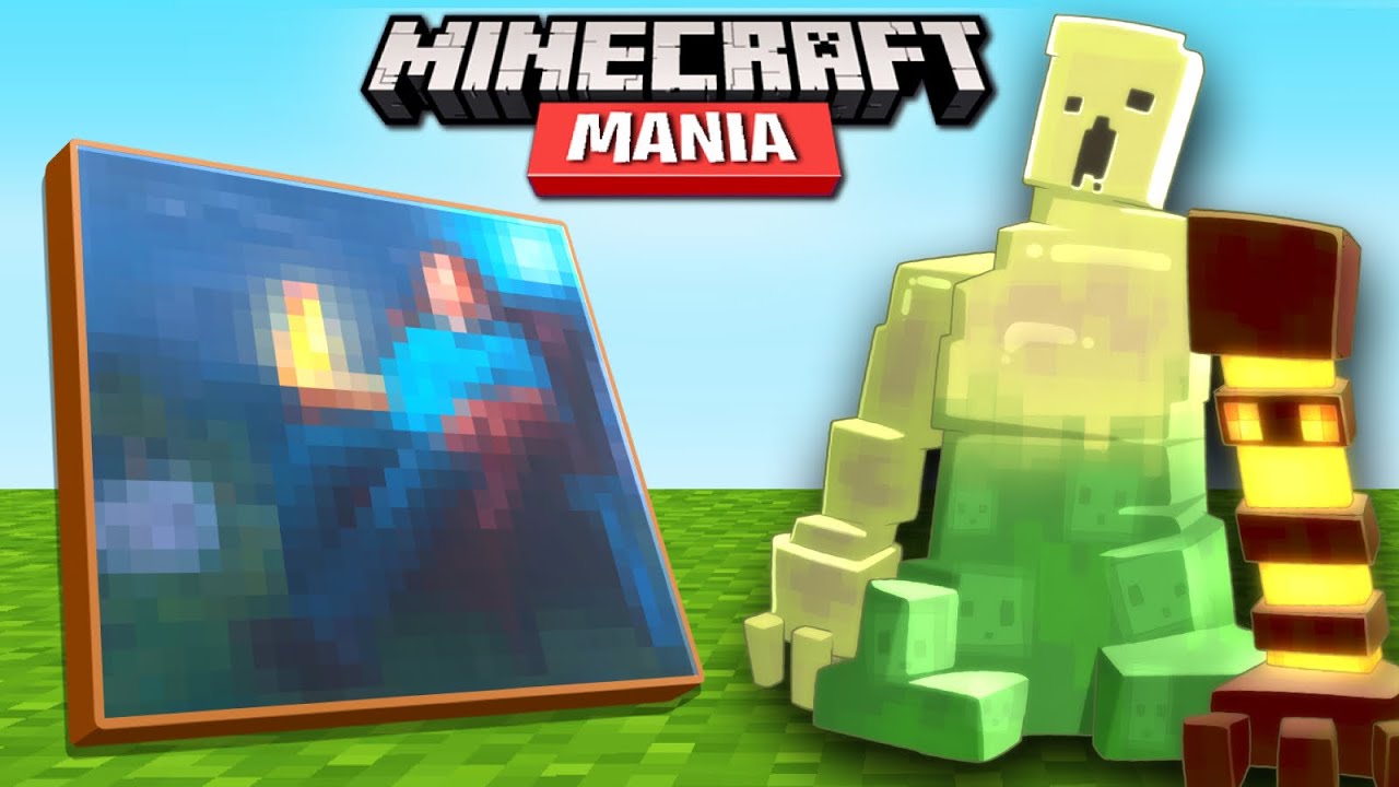 Minecraft Mania - CUADRO de Jack Black, BOSS Azufre, Capa Argentina 