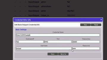Viewing an Credential Password in ScienceLogic SL1
