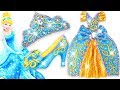 Play Doh Sparkle ✨ Cinderella Disney Princess Shoes High Heels Dress Crown Castle Toys