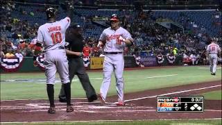 2013/04/04 Davis' two-run homer
