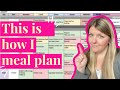 How I Make a Meal Plan for my Weight Loss Journey | FREE Meal Planner Template