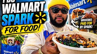 Walmart Spark  said "Go Work If You're Hungry '😭