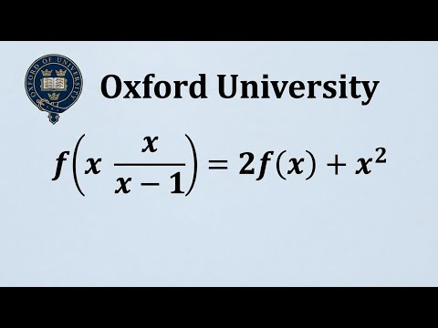 Harvard University Functional Problem | Can you solve ?