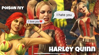 Harley Quinn and Poison Ivy in Love ! Love and Hate in the air #harleyquinn #poisonivy Resimi