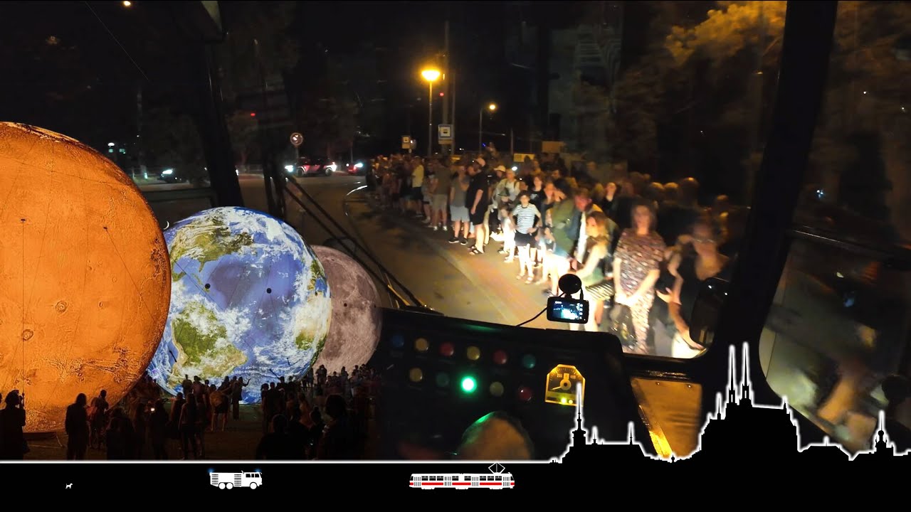 Posilová čtyřka pro Festival planet na Kraví hoře 🚋 Cab view tram Brno