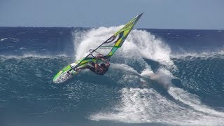 Extreme Windsurfing at Hookipa Beach - Jason Polakow 2013
