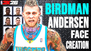 The BEST Chris “Birdman” Andersen Face Creation In NBA 2K26!