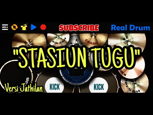 #realdeum #jathilan STASIUN TUGU VERSI JATHILAN || COVER REAL DRUM class=