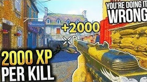 GET 10,000 XP PER MINUTE! LEVEL UP QUICK & PRESTIGE FAST (Call of Duty WW2 Prestige Tips)