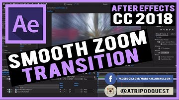 Smooth Zoom Transition After Effects Tutorial