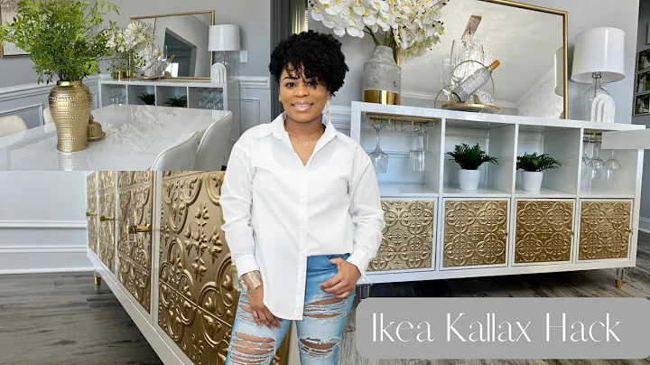 DIY IKEA KALLAX HACK TRANSFORMATION|| DIY SIDEBOARD