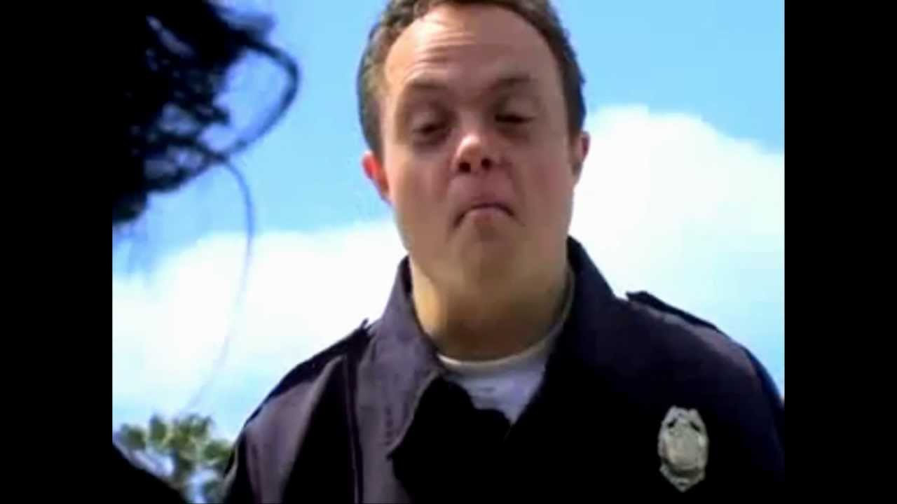 Retarded policeman, BOOBIES - YouTube.