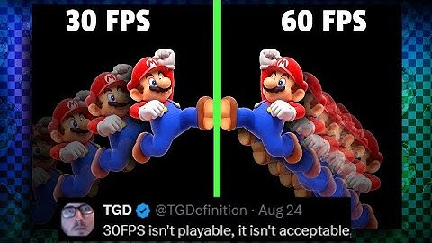 People Think 30 FPS is "Unplayable" now?? Wow..