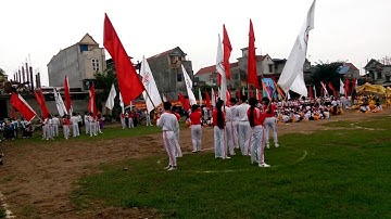 Màn đồng diễn  của HS Cơ sở An Phụ trong đai hội TDTT toàn xã lần thứ 8