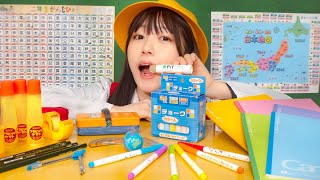 文房具を食べて成績アップ！？学校にいるおバカ女子学生がヤバかった・・・【寸劇】