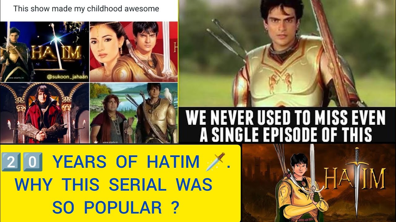WHY  HATIM 🗡️  SERIAL  IS  SO  POPULAR ? | 2️⃣0️⃣ YEARS  OF  HATIM 🗡️ | STAR PLUS | SERIAL  REVIEW |