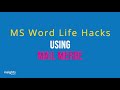 S02E06 Using Mail Merge in MS Word