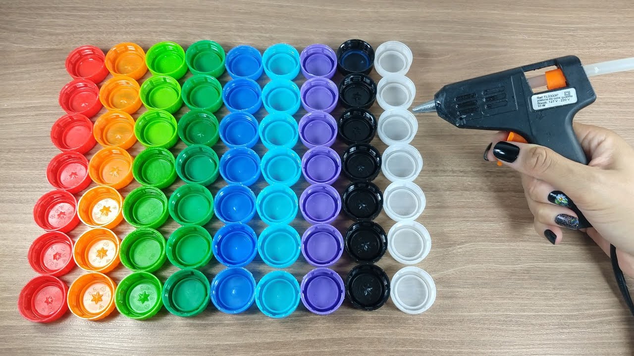 3 IDÉIAS SENSACIONAIS COM TAMPA DE GARRAFA PET 💖