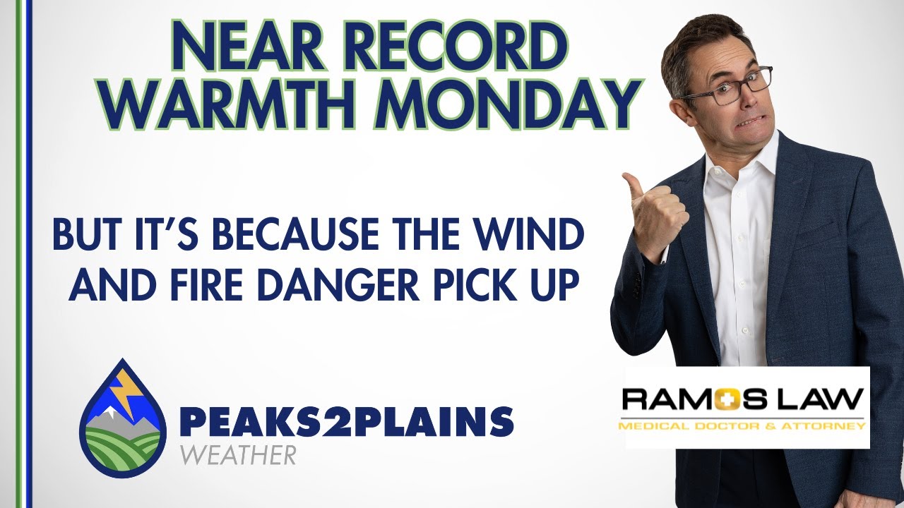 Temps up....wind and fire danger too. - YouTube
