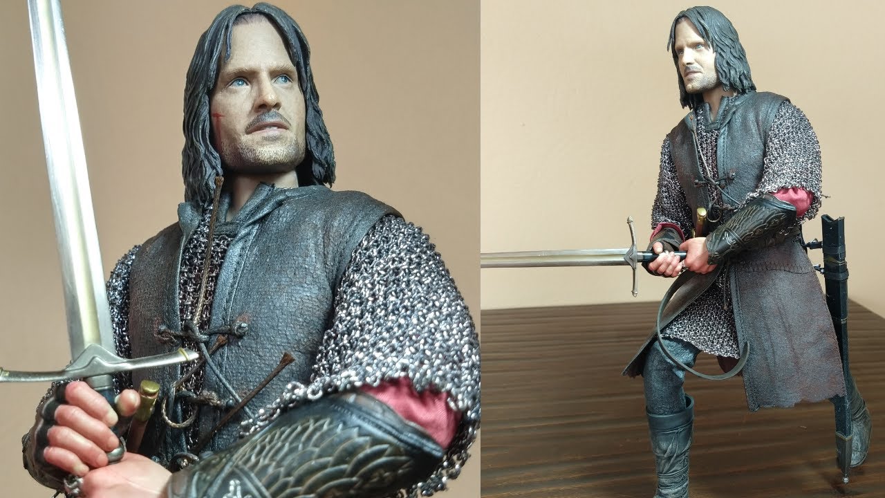 Aragorn "At Helms Deep" The Lord Of The Rings 1/6 Scale Figure 2.0 ...