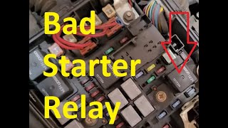 Symptoms of a Bad Starter Relay and How to Test If it Has Failed