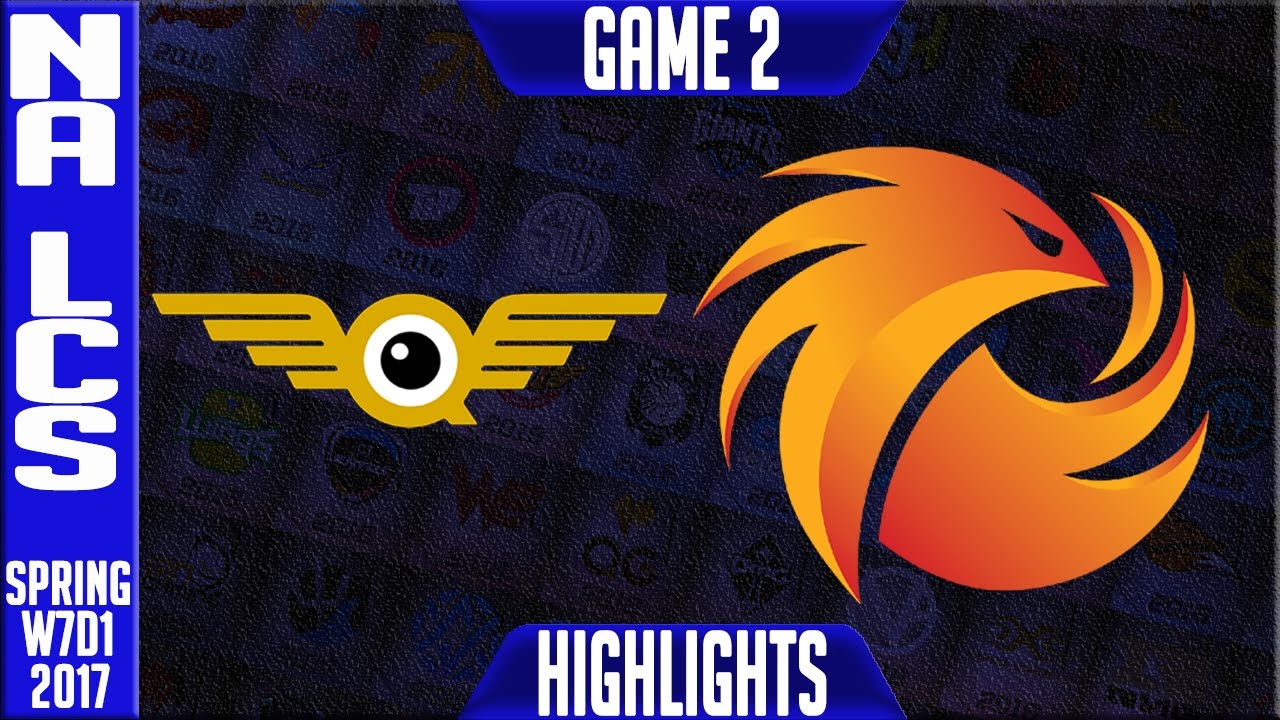 FlyQuest vs Phoenix 1 Highlights Game 2 - NA LCS W7D1 Spring 2017 - FLY vs P1 G2