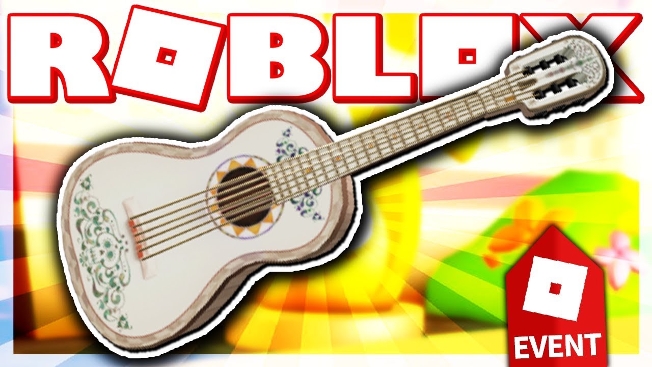 How To Get Ernesto De La Cruz S Guitar Roblox Coco Event Meepcity Racing Youtube - roblox guitars that plays