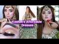 Kashee's Affordable Dresses with Rabika Tiktoker Inspired makeup !!