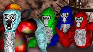 Gorilla Tag Noob VS 5 Hunters
