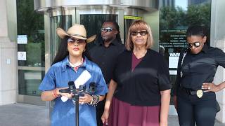 RAW: Press Conference After Activist Dr Candice Matthews Protective Order Dismissed