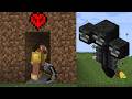 Minecraft hardcore but every 1 minute, a wither spawns