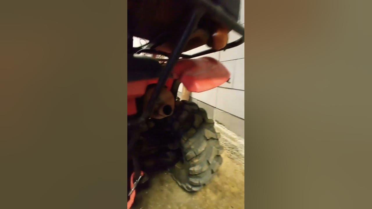 Топовый выхлоп на квадроцикл,враг соседей, за копейки 😁👍🔥#tuning # ...