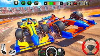 Police Formula F1 Car Racing Stunt Demolition Derby Battle Simulator - Android Gameplay. screenshot 1