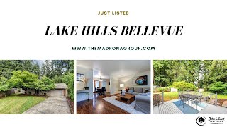 1322 165th Ave NE Bellevue, WA  Video Tour | 4 Bedroom Rambler on .239 Acre Cul-De-Sac Lot 1322 Rambler