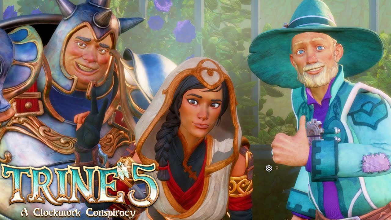 Trine 5 Clockwork Conspiracy - Act 2 - Level 4 The Astral Academy Gardens