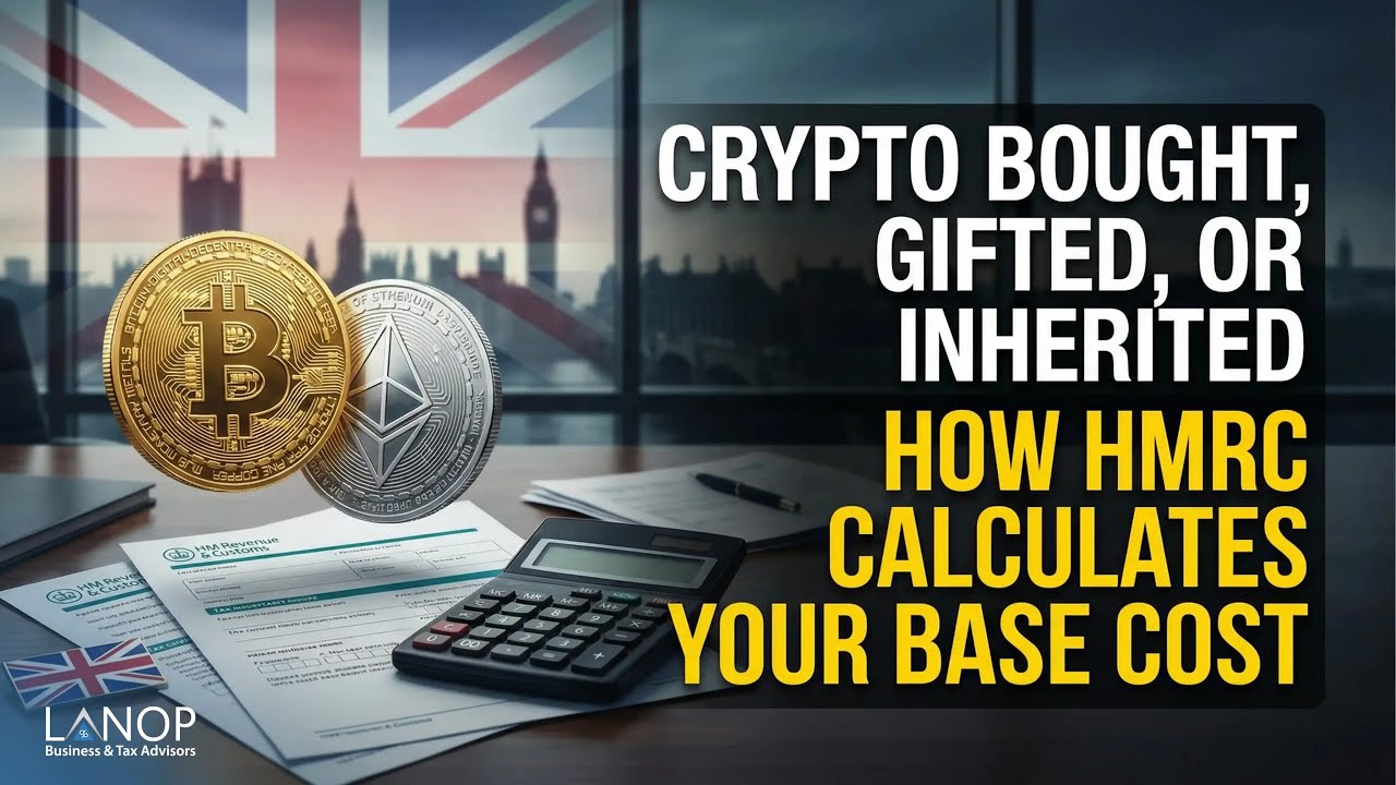 How HMRC Calculates Base Cost for Bought, Gifted, or Inherited Crypto