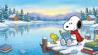 Peaceful Winter Morning with Snoopy |❄️ Relaxing Jazz to Start the Day