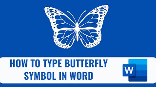 How to type butterfly symbol in word screenshot 3