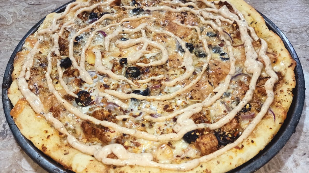 Dominos Style Ranch Pizza Recipe Home Cooking By Mom YouTube