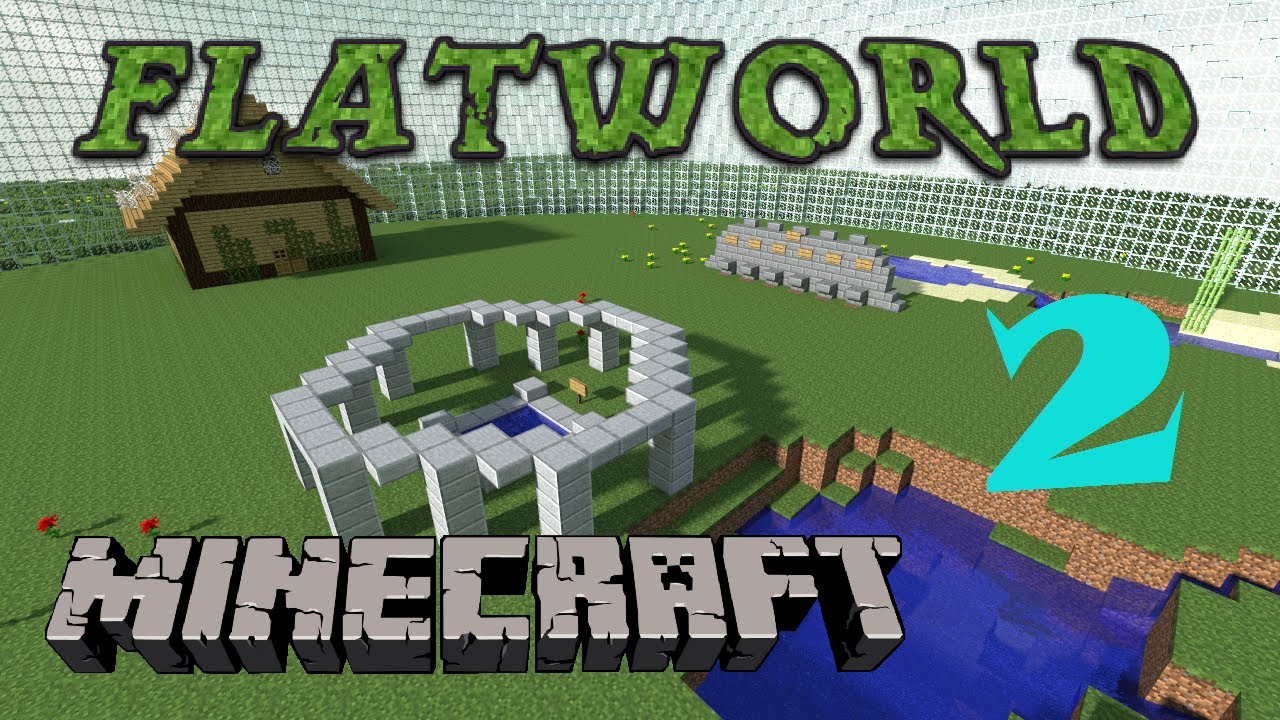 MINECRAFT: FlatWorld Survival Map - Part 2 - Silverfish! - YouTube
