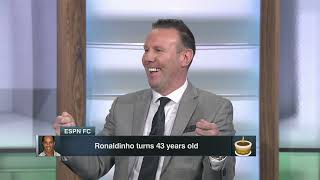 Craig Burley reveals Ronaldinho's scouting report said 'BIG TEETH' 🤣 | ESPN FC