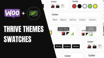 WooCommerce Variation Swatches | Thrive Architect  | Variation Swatches for Color, Image & Size