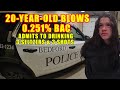 Bodycam DUI Arrest - 20-Year-Old Blows 0.251% BAC After Consuming 3 Seltzers and 3 Shots